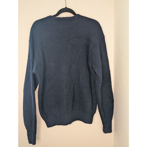 VTG Rare Ralph Lauren American Flag Knit Sweater Women's XL - Picture 2 of 4